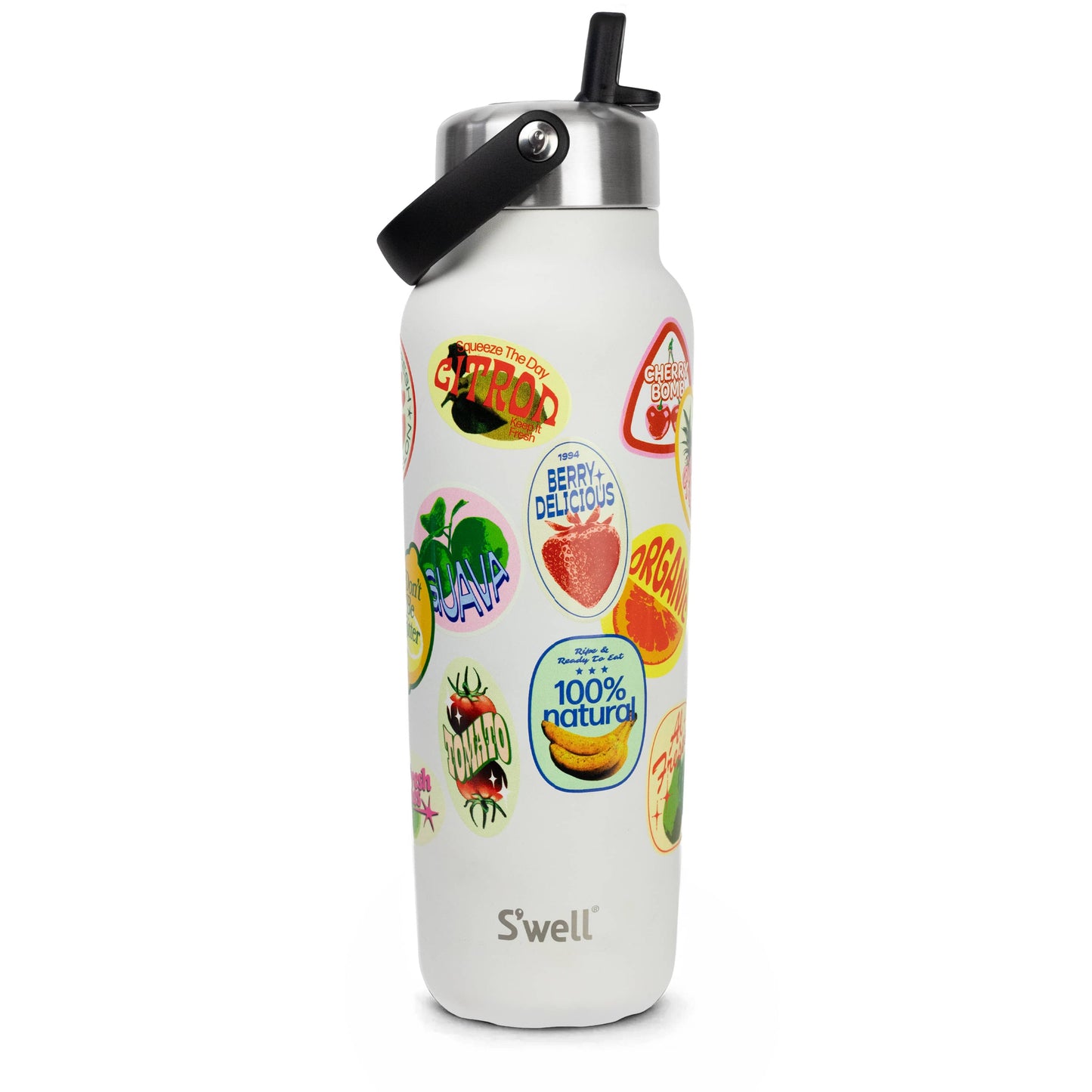 explorer-with-flip-straw-lid-40oz-n6 01_Swell_Fruit_Stand_Stamp_Pattern_Moonstone_White_Front.jpg