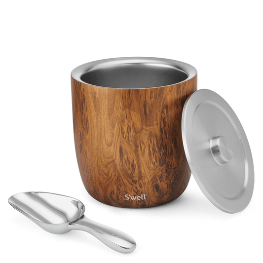 ice-bucket-xl-w7 Swell-Ice-Bucket-XL-100oz-Wood-Print-Teakwood-Angled-Lid-Off.png