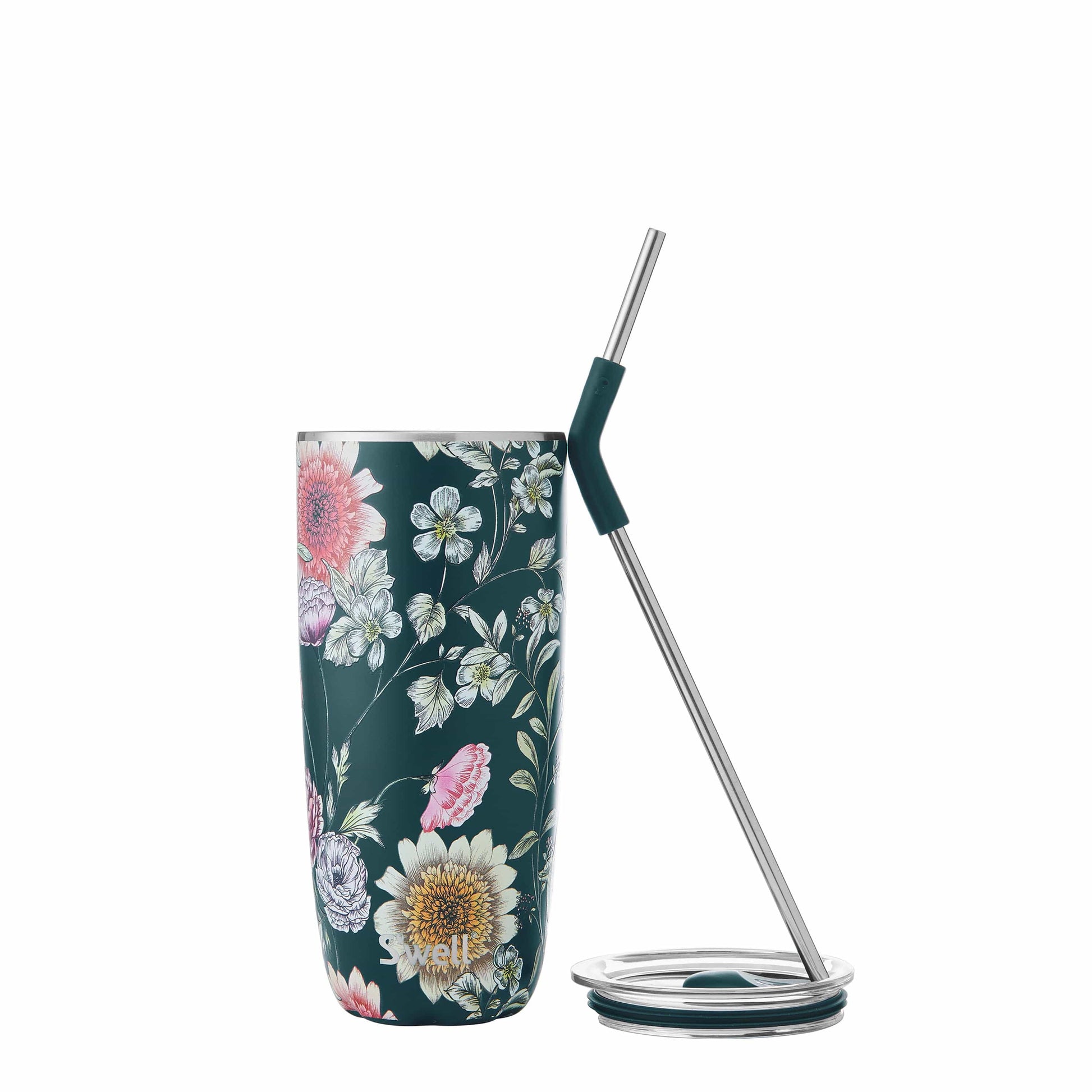 tumbler-with-straw-24oz-c6 Swell-Tumbler-with-Straw-24oz-Floral-Midnight-Botanical-Font-Lid-Off.jpg